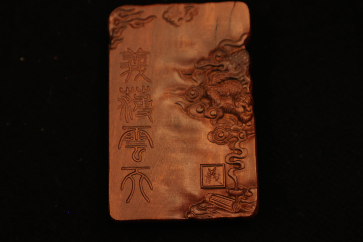 Lightingstruck Jujube Wood Guangong(Guan Yu) - Fengshui Wooden Charm