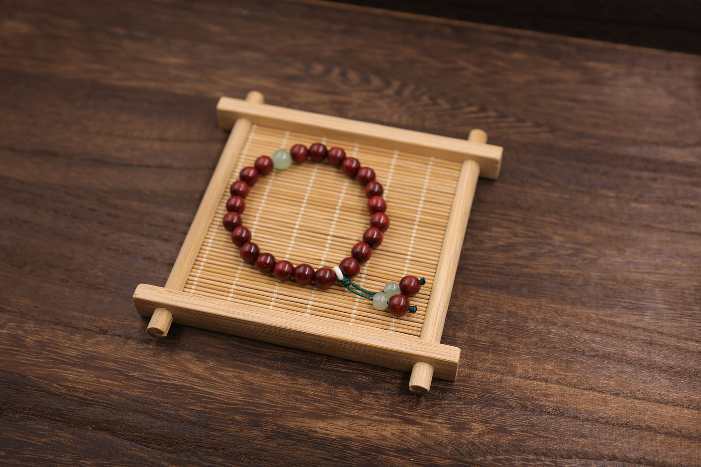 Blood Sandalwood Bracelet Meditation Beads - Peace & Concentration