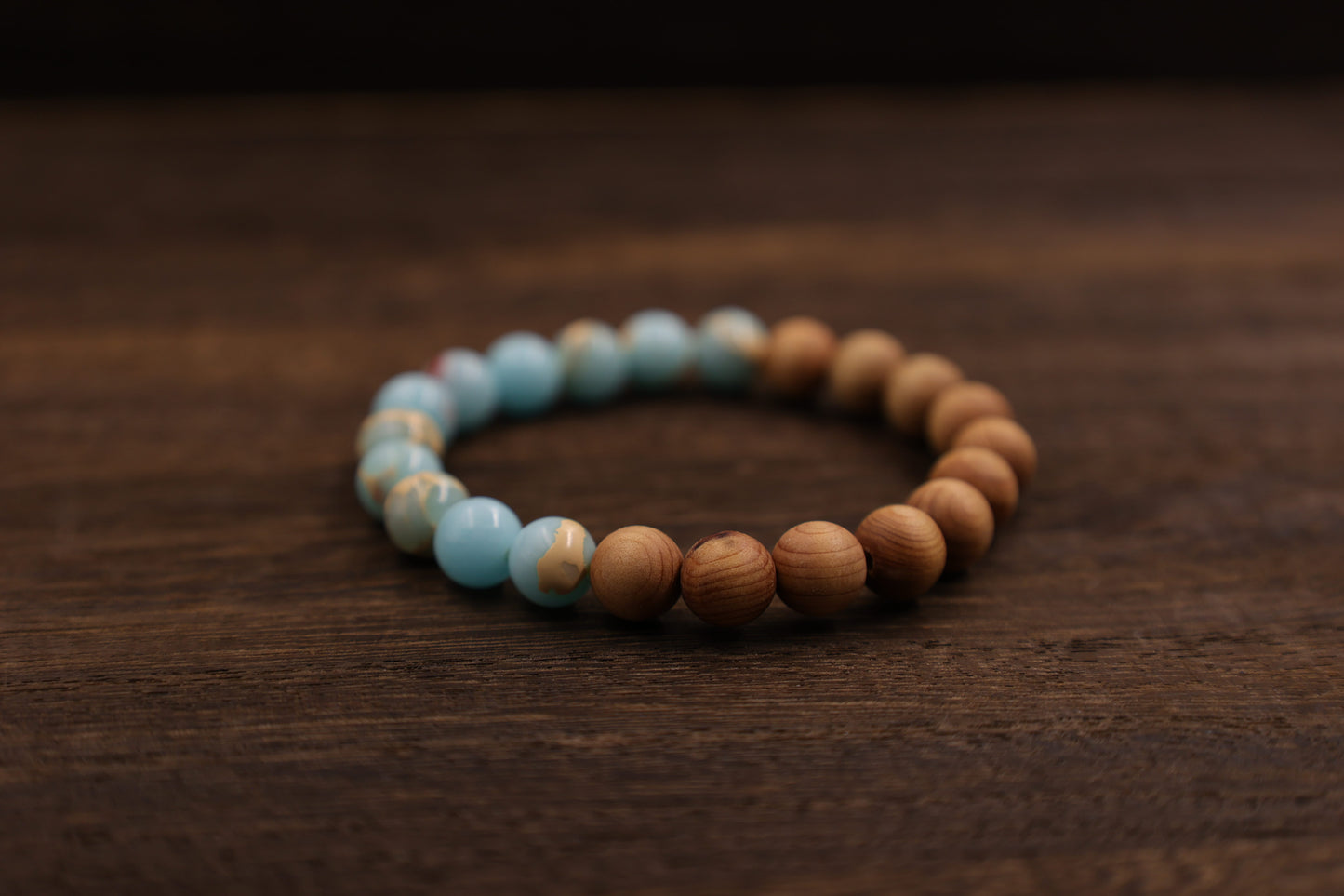 Thujua & Shoushan Stone Bracelet Meditation Beads-