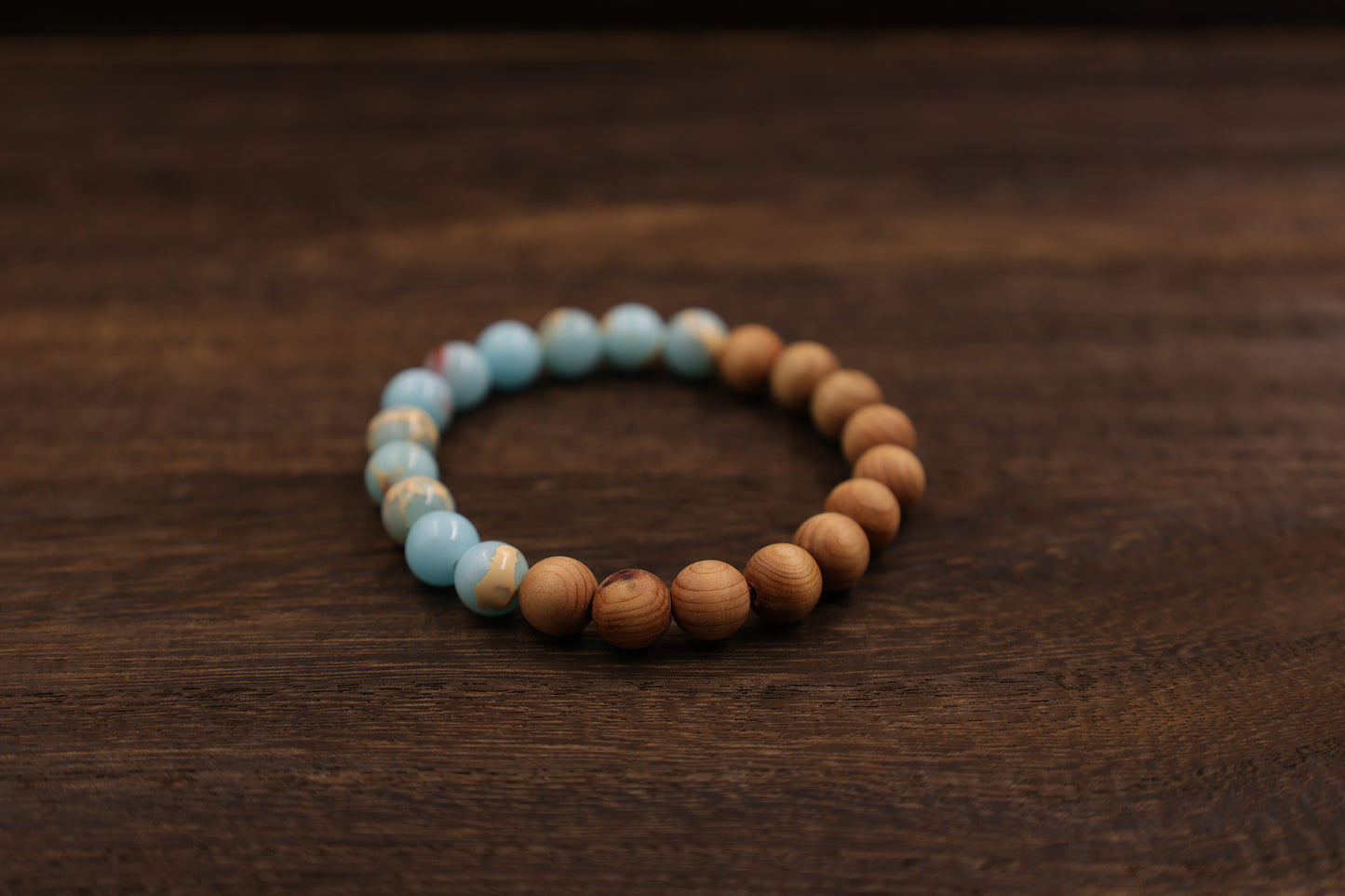 Thujua & Shoushan Stone Bracelet Meditation Beads-