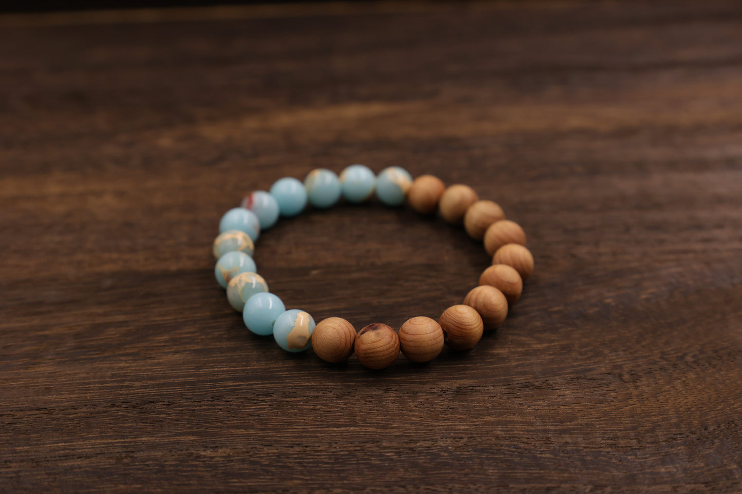 Thujua & Shoushan Stone Bracelet Meditation Beads-