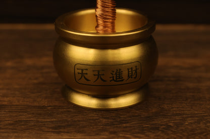Five Emperor Coins Fengshui Tree For Wealth With Copper Base