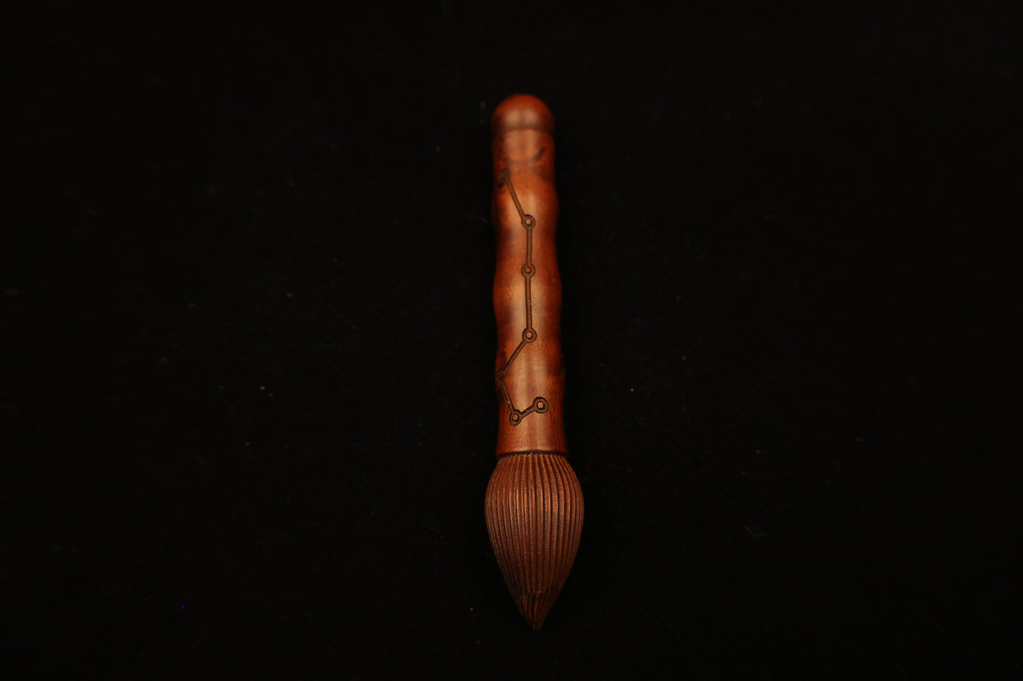 Lightingstruck Jujube Wood Wenchang Pen- Fengshui Wooden Ornament